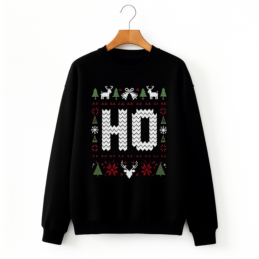 Ho & Where's My Ho At Christmas Sweaters