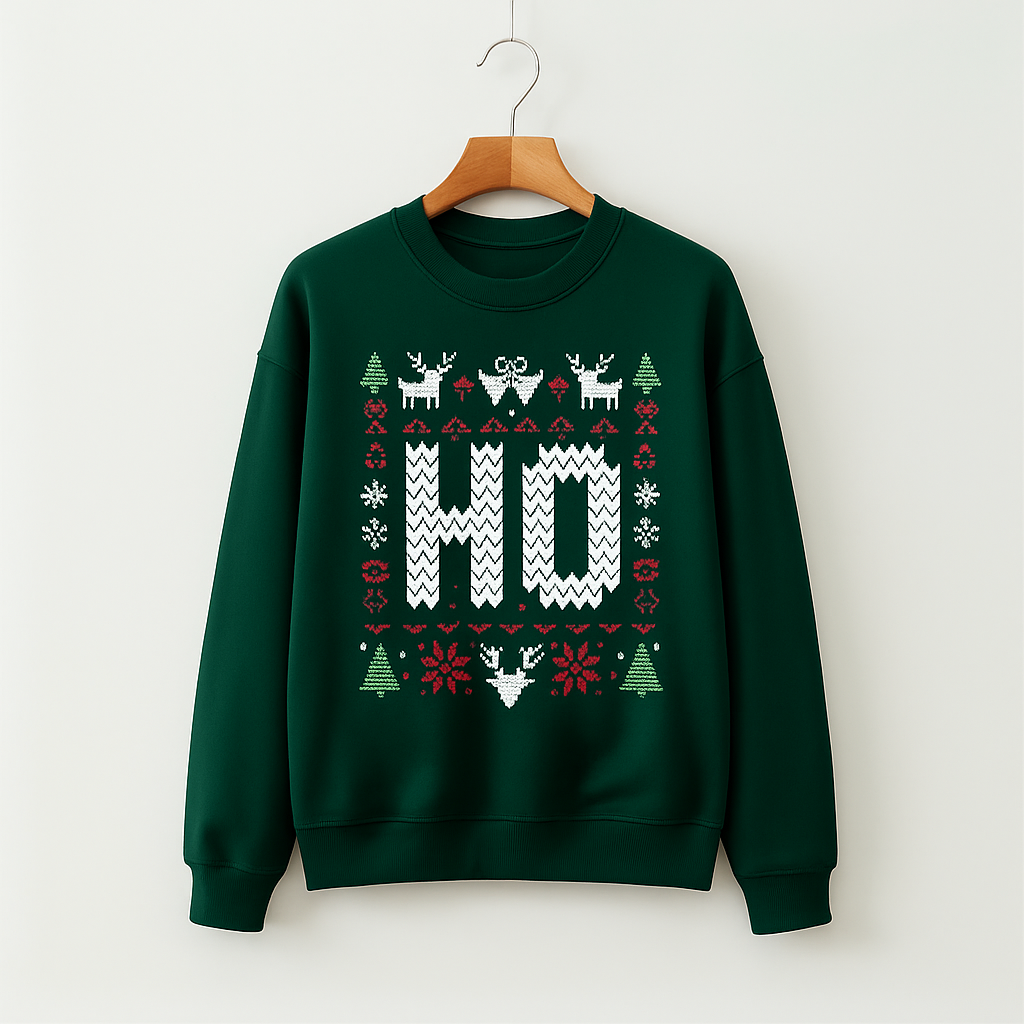 Ho & Where's My Ho At Christmas Sweaters