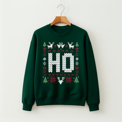 Ho & Where's My Ho At Christmas Sweaters