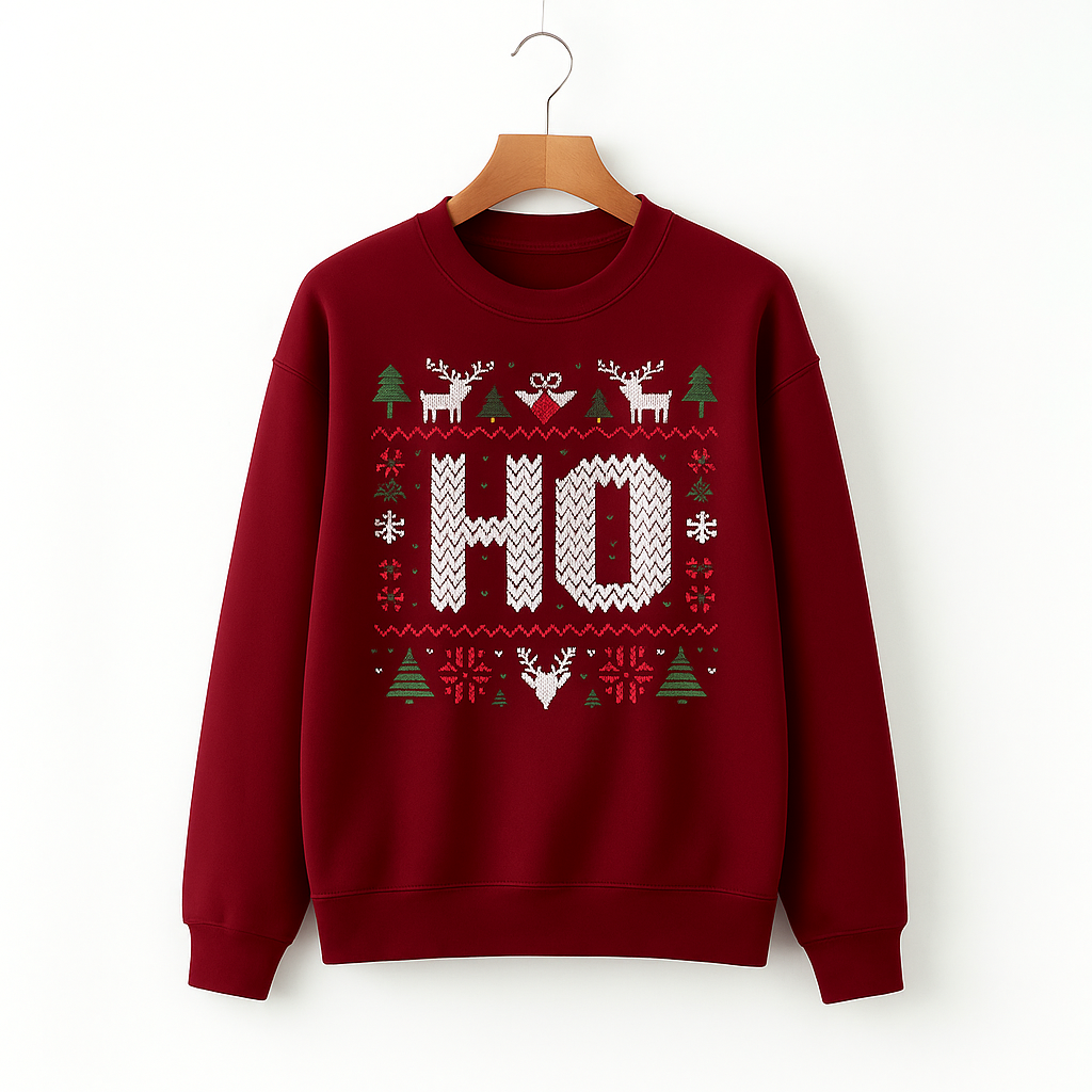 Ho & Where's My Ho At Christmas Sweaters