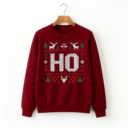 Ho & Where's My Ho At Christmas Sweaters
