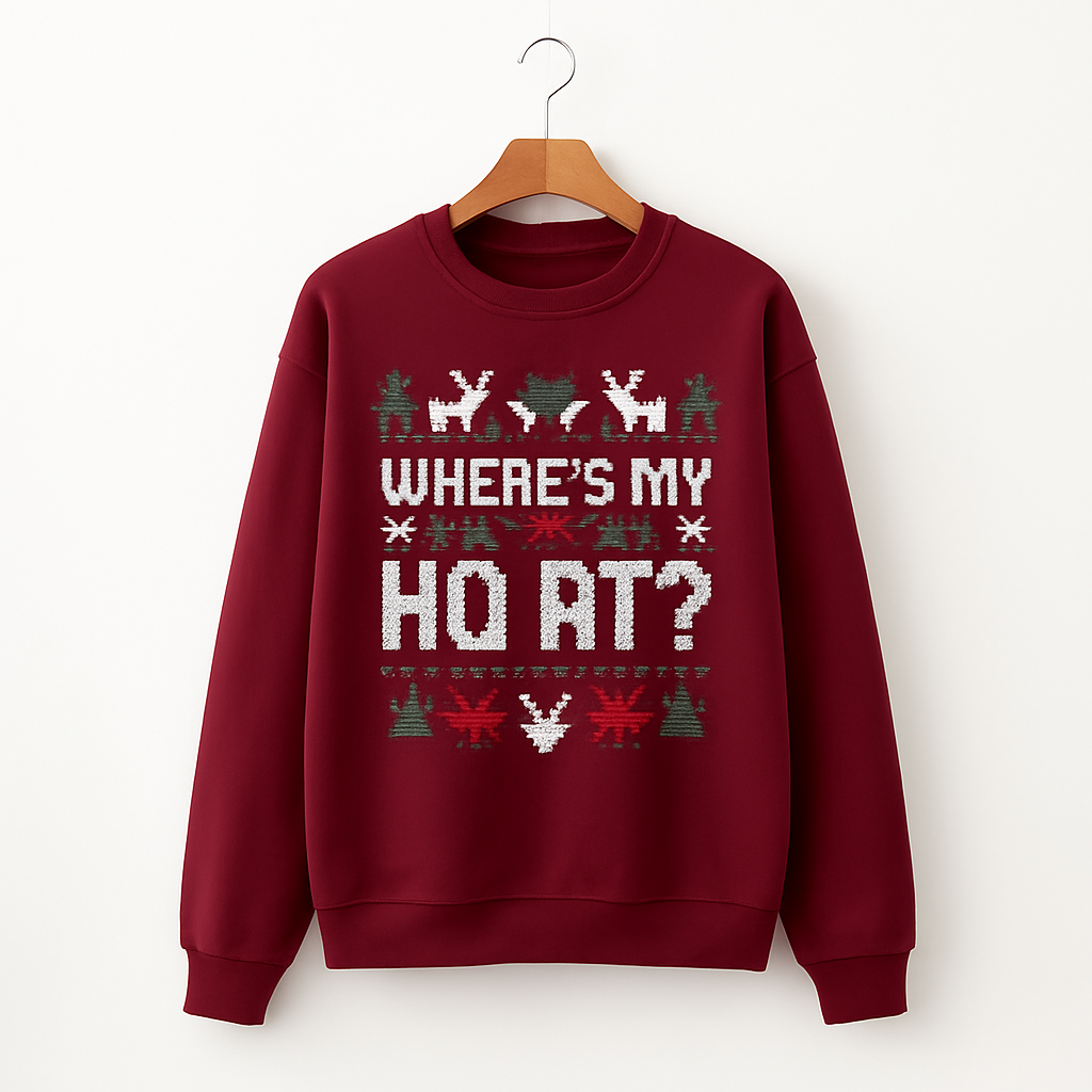 Ho & Where's My Ho At Christmas Sweaters
