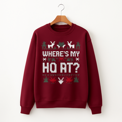 Ho & Where's My Ho At Christmas Sweaters